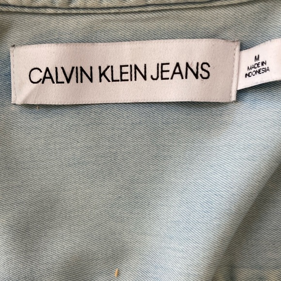 Men’s Calvin Klein Denim Shirt M - Picture 3 of 5